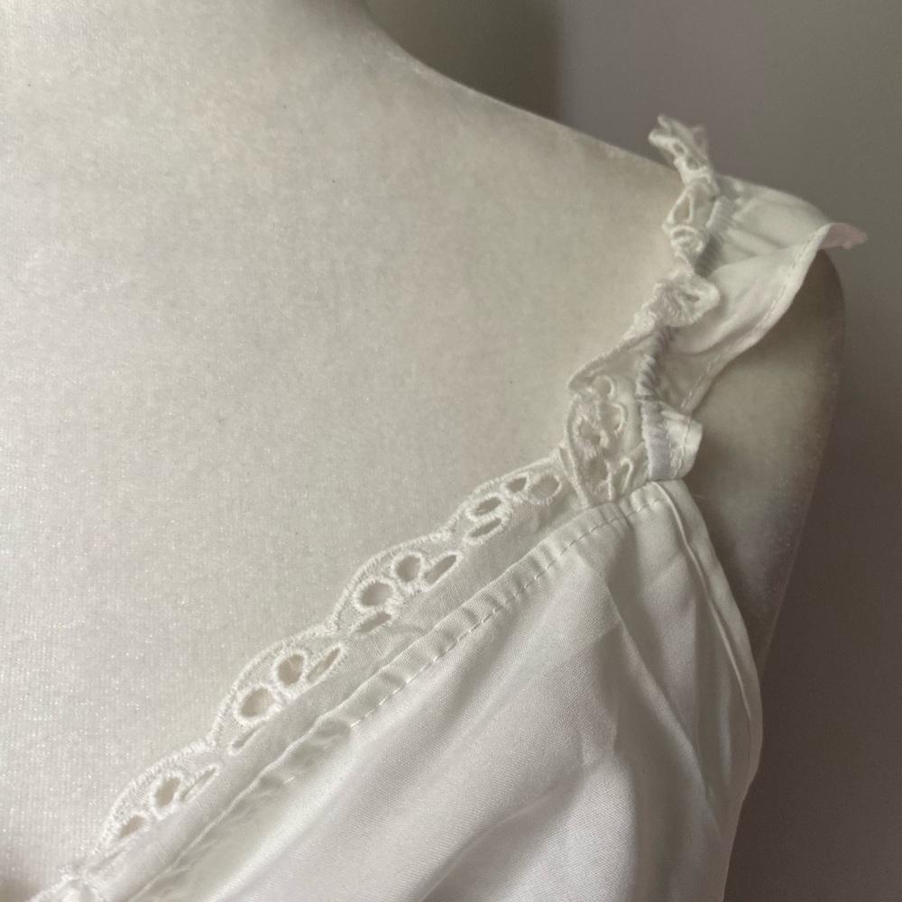 Embroidered Ruffle Top - Picture 9 of 9